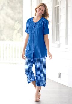 Short-Sleeve Crinkle Shirt