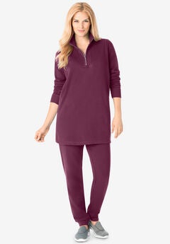2-piece fleece sweatshirt set