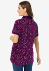 Perfect Printed Short-Sleeve Polo Shirt, , on-hover image number null