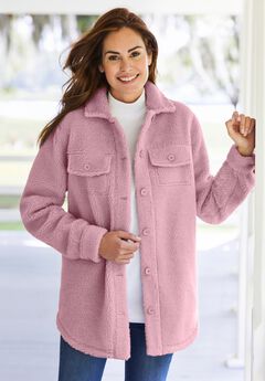 Berber Button-Front Jacket