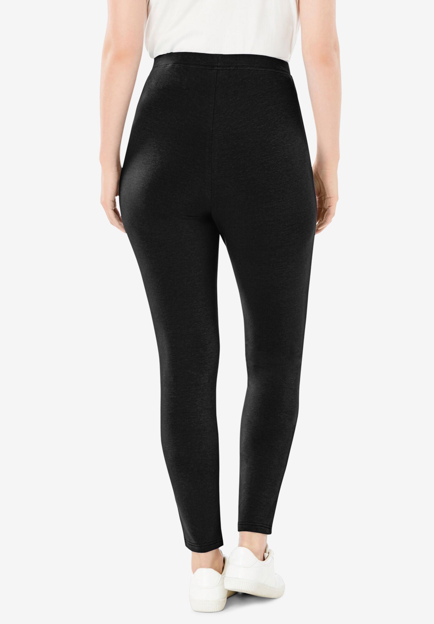 Woman within stretch leggings clearance