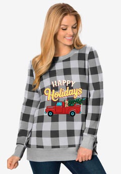 Fleece Holiday Sweatshirt