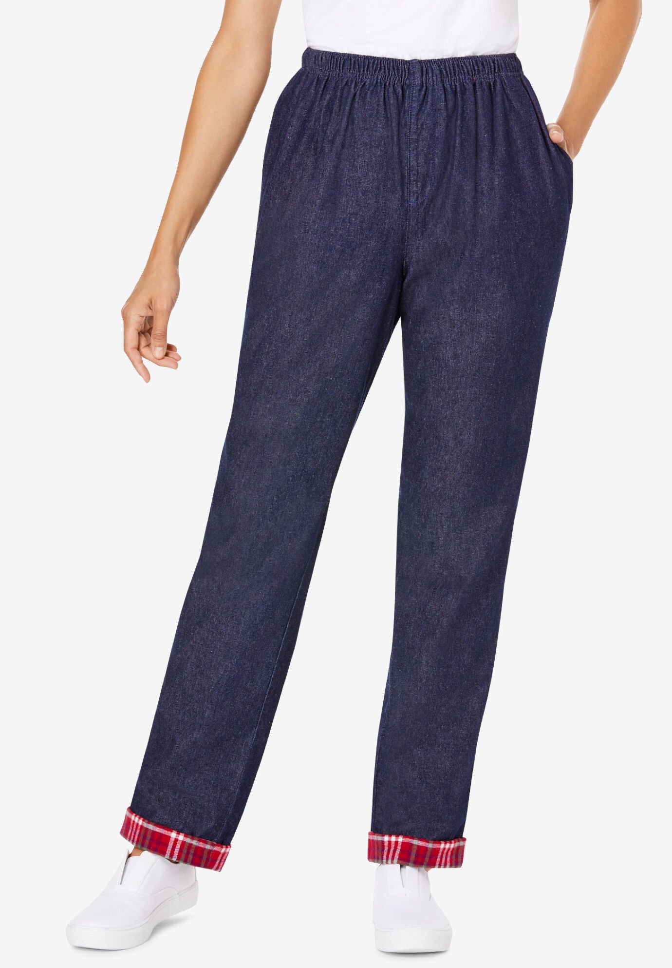 Woman within 2025 pull on jeans