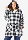Hooded Fleece Coat, , alternate image number null
