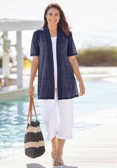 Lightweight Open Front Cardigan Sweater