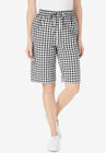 Seersucker Short, BLACK GINGHAM, hi-res image number null