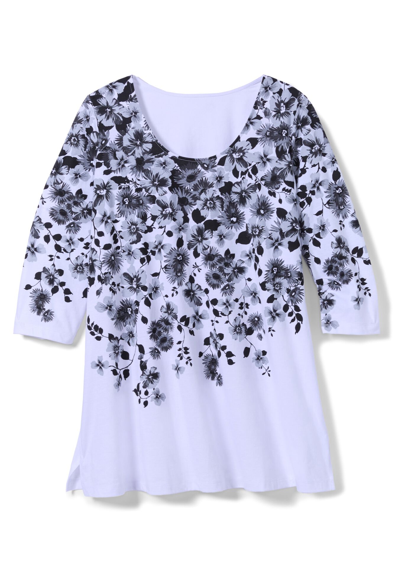 7-Day Floral Print Tunic, , alternate image number 3