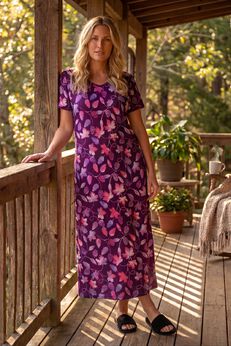 Fourth of July Plus Size Cotton Blend Dresses
