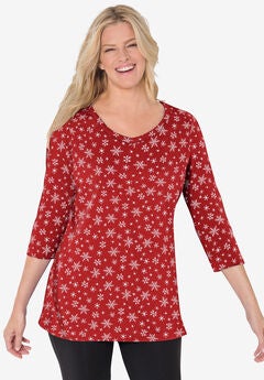 Plus Size Valentine Tops
