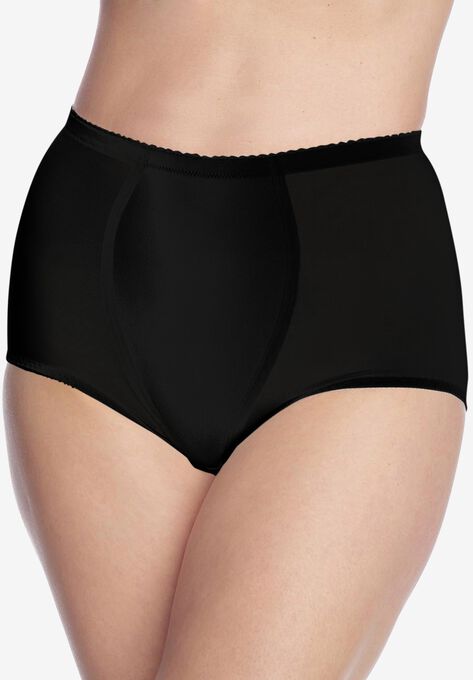 Tummy Control Firm Brief 2-Pack, BLACK, hi-res image number null
