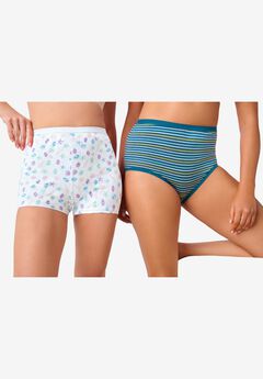 Soft Cotton Brief/Boyshort 4-Pack