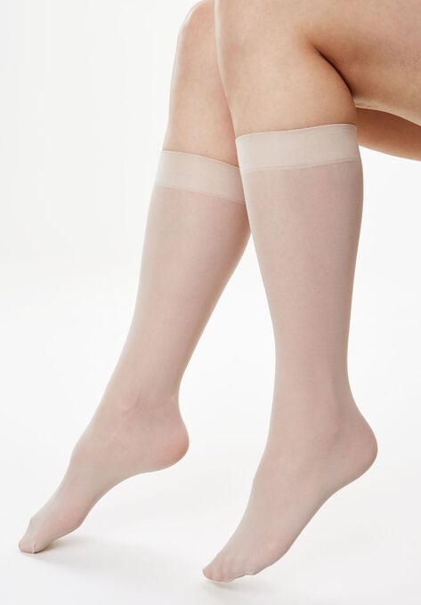 flicker Kridt Hvilken en 3-Pack Knee-High Compression Socks | Woman Within