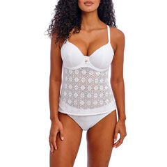Nomad Nights Underwire Plunge Tankini Top