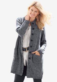 Marled Sweater Jacket