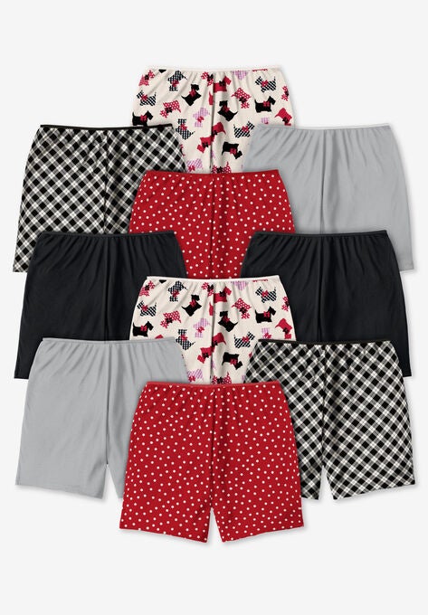 10-Pack Cotton Boxer, SCOTTIES PACK, hi-res image number null