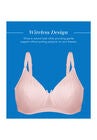 Bestform 5006248 Striped Wireless Cotton Bra With Lightly-Lined Cups, , alternate image number null