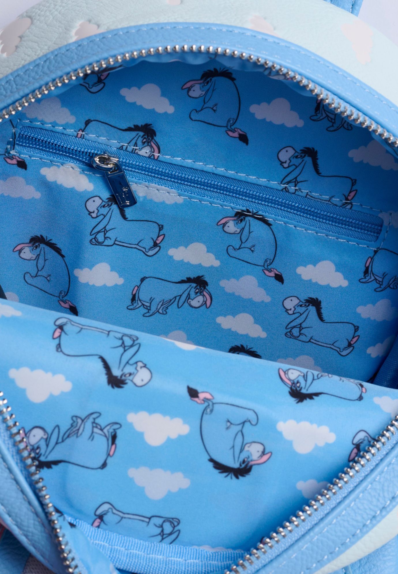 Loungefly x Disney Winnie The Pooh Eeyore Cosplay Mini Backpack Blue, BLUE, alternate image number 4