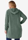 Hooded Cable Cardigan, , on-hover image number null