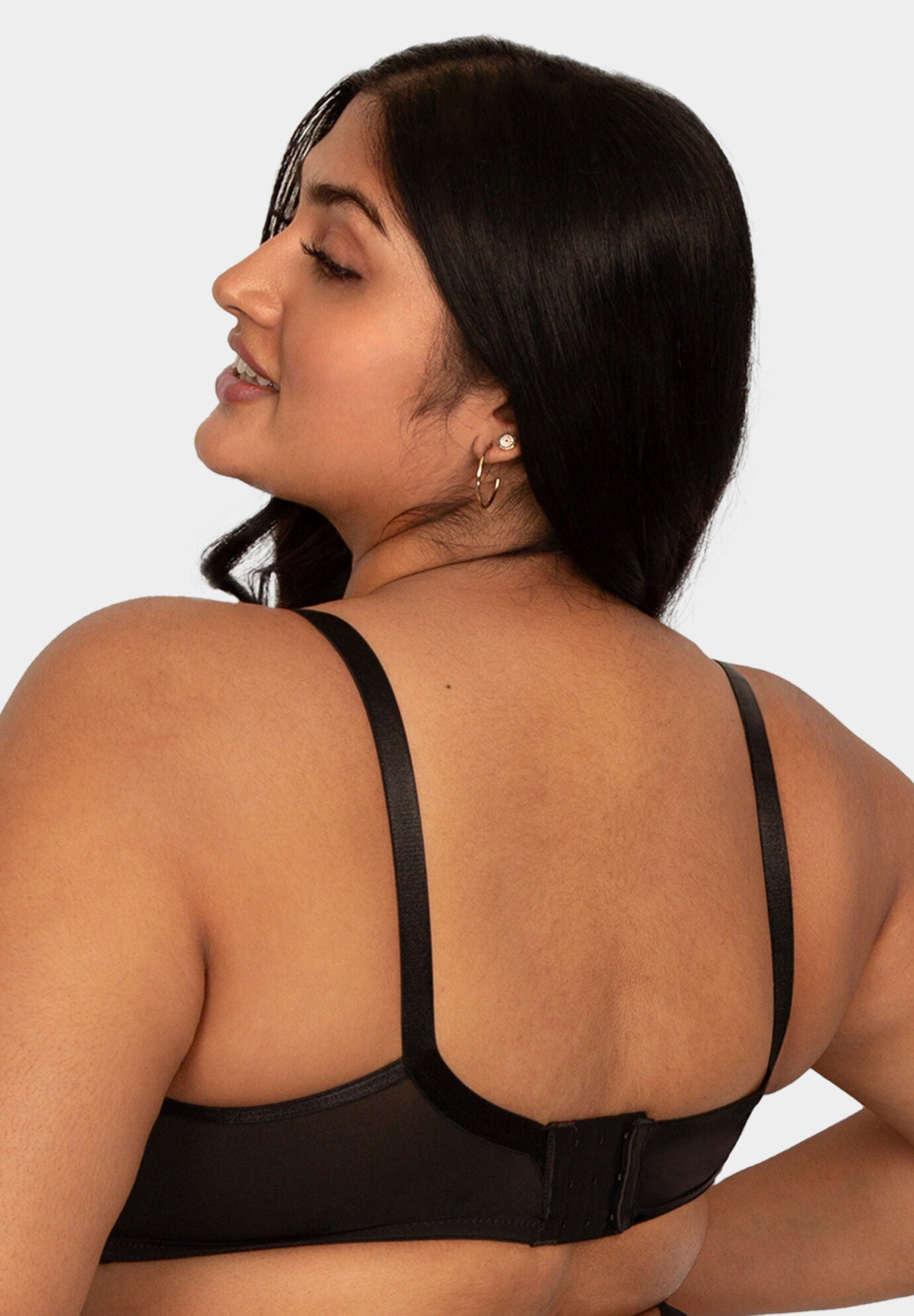 Sheer Whisper Full Coverage Unlined Underwire Bra, ONYX, on-hover image number 1