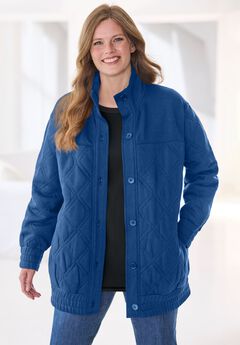 Quilted Easy Fleece Jacket
