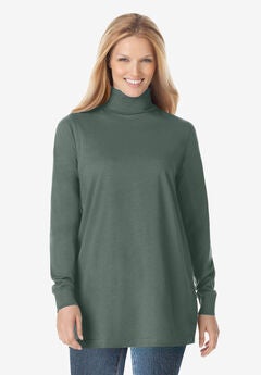 Perfect Long-Sleeve Turtleneck Tee