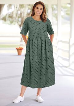 Button-Front Essential Dress