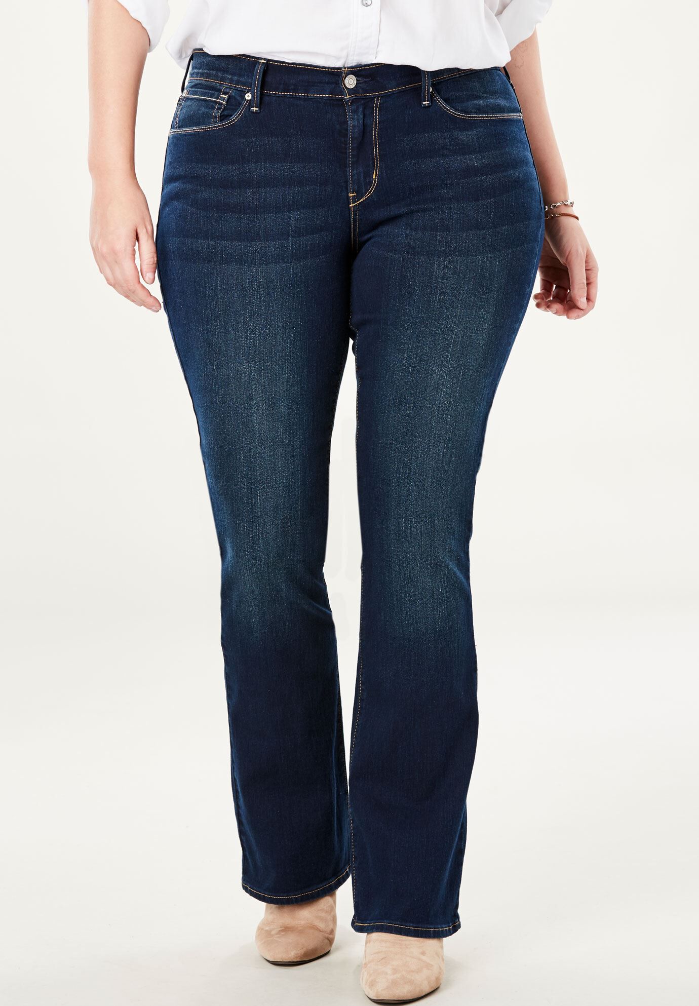 levi strauss curvy bootcut jeans