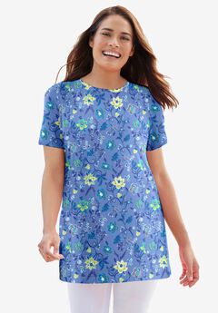 Perfect Printed Crewneck Tunic