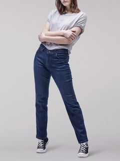 Relaxed Fit Straight Leg Jean