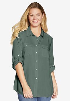 Utility Button Down Shirt