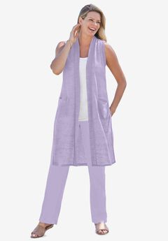 Stylish Plus Size Vest For Autumn