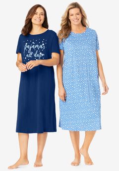 2-Pack Long Sleepshirts