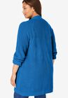 Long-Sleeve Shaker Cardigan Sweater, , on-hover image number null