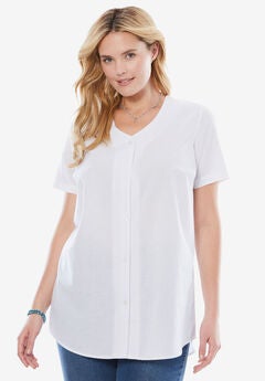 Seersucker Baseball Shirt