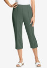 The Hassle-Free Soft Knit Capri, PINE, hi-res image number null