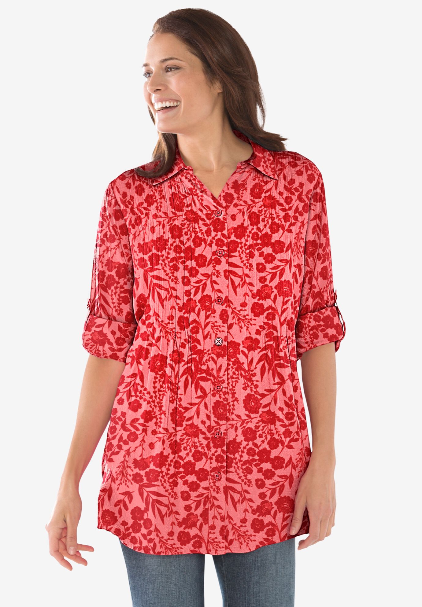 Red tunic shirt Clearance