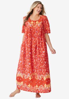 BIB-FRONT SHORT SLEEVE MAXI LOUNGER