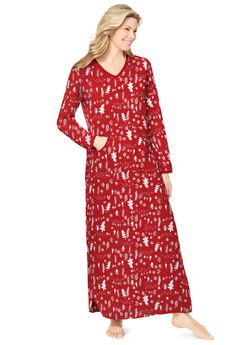 Long Printed Sleep Shirt