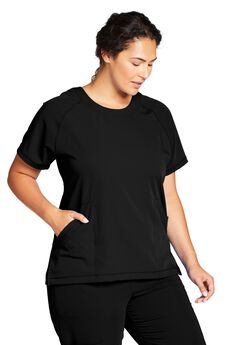Plus Size Scrub Tops