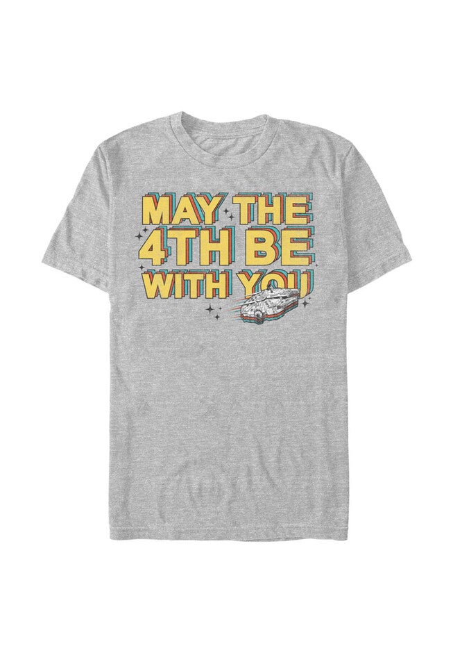 May 4Th Relaxed Fit Boyfriend T-Shirt, ATHLETIC HEATHER, hi-res image number null