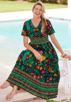 Long Crinkle Cotton Lounger