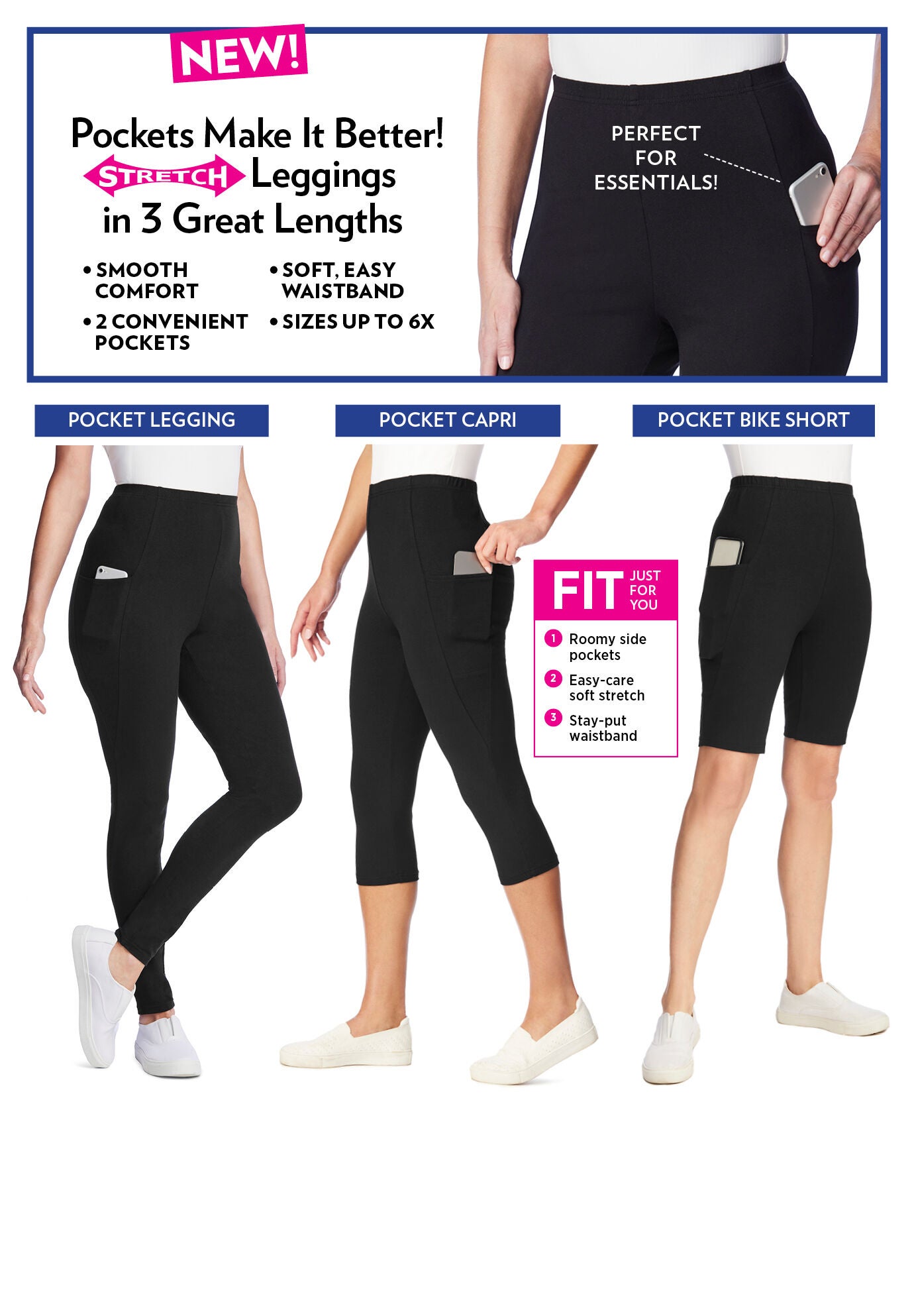 Woman within stretch leggings outlet