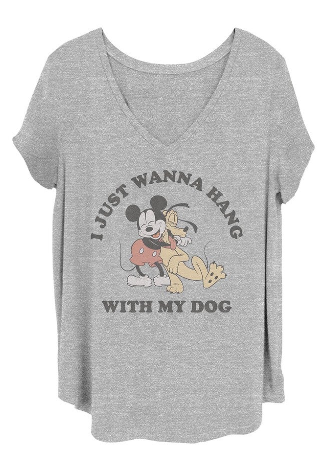 Mickey Dog Fill Lover, HEATHER GREY, hi-res image number 0