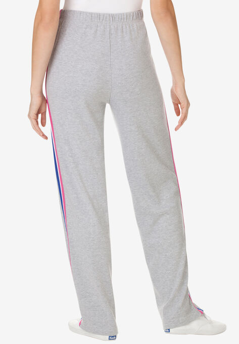 Double Side-Stripe Elastic Waist Pant, , on-hover image number null