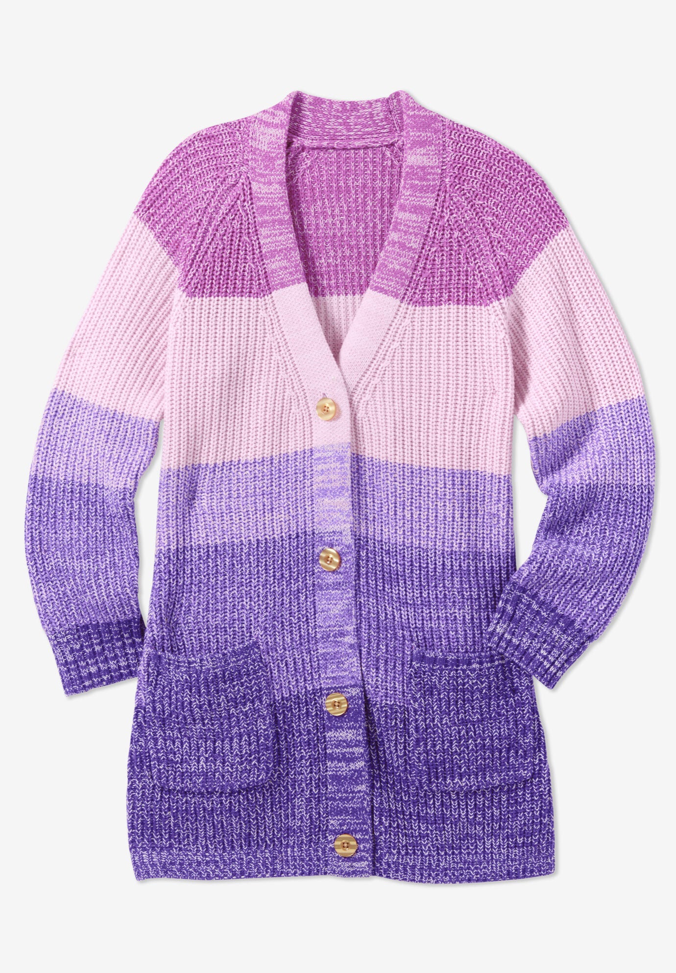 Ombre Shaker Cardigan, , alternate image number 2