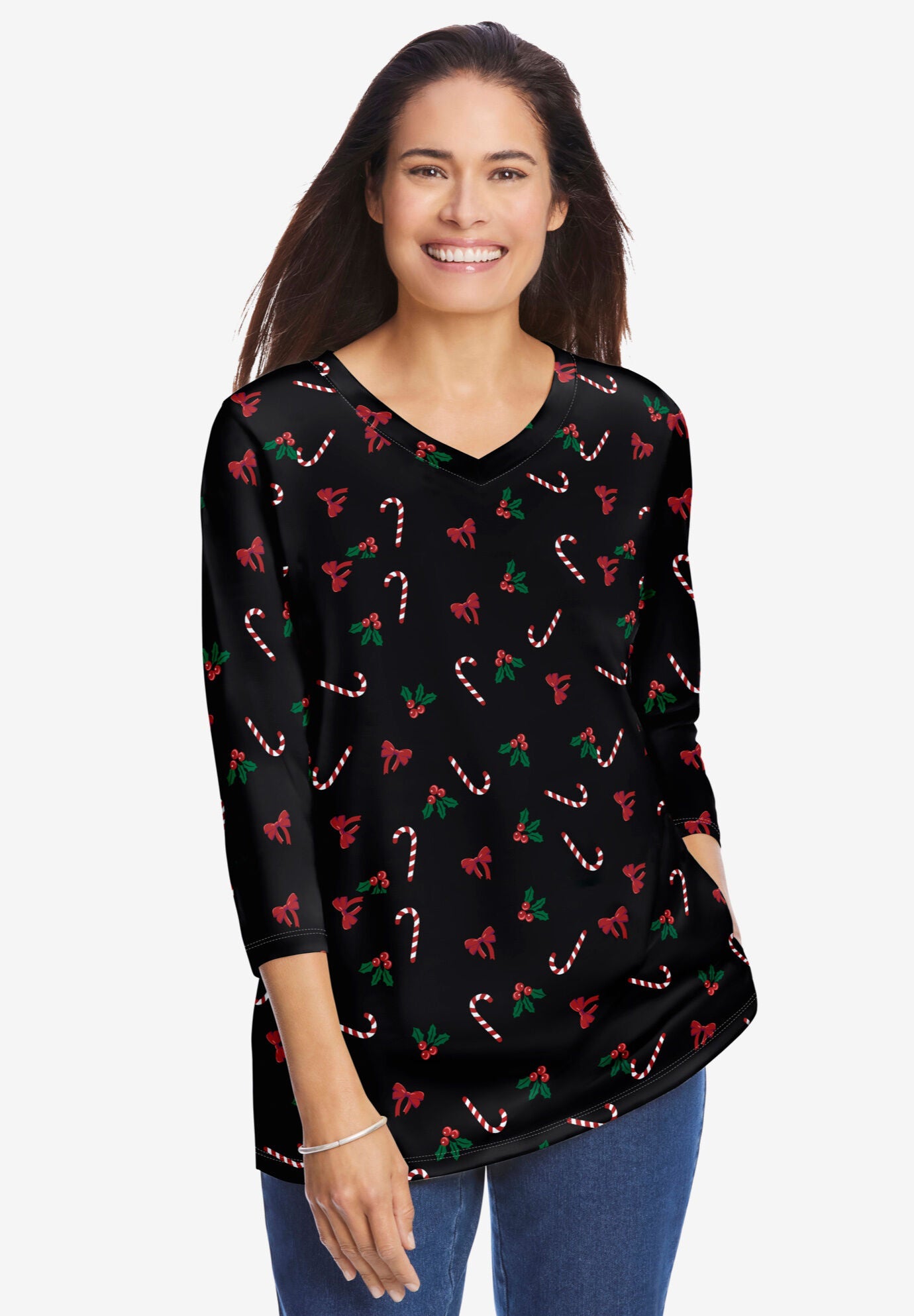 Woman within clearance tops hot sale