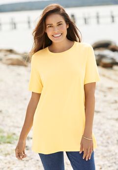 Perfect Short-Sleeve Crewneck Tee