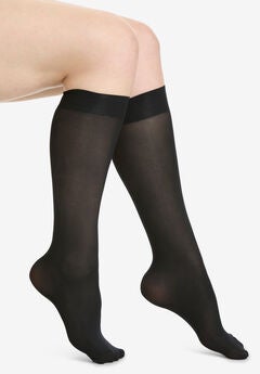 Plus Size Black Socks