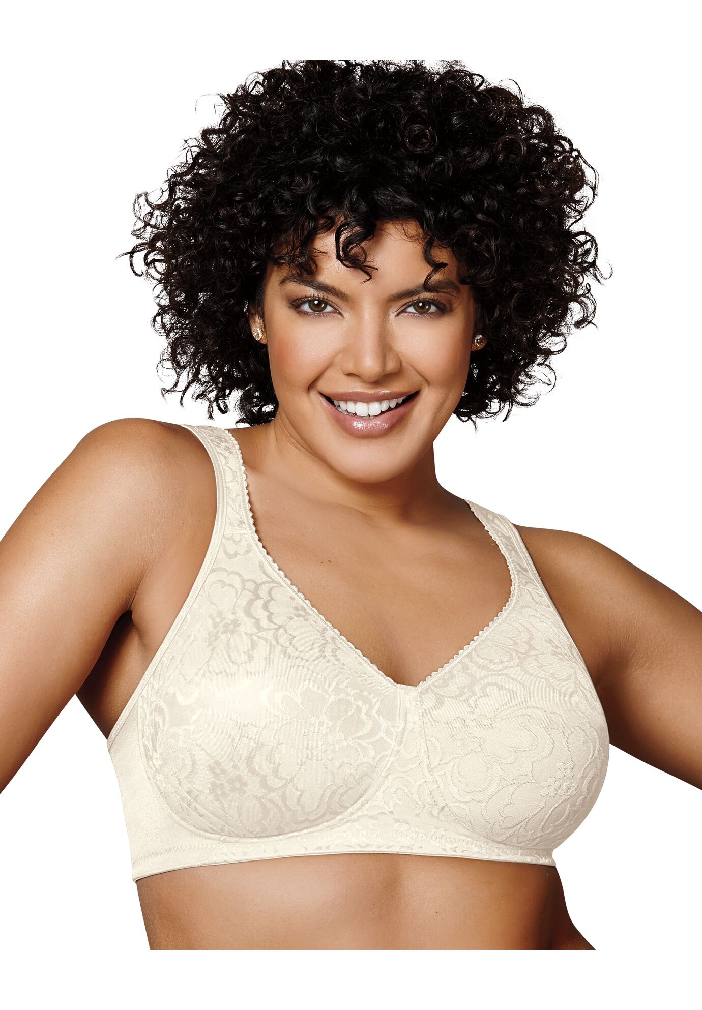 Playtex&reg; 18 Hour Ultimate Lift & Support Wirefree Bra, MOTHER OF PEARL, hi-res image number 0