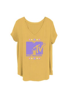 Mtv Stars V-Neck T-Shirt